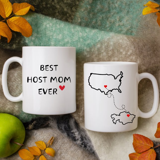 Personalisierte Mug für Host-Mama - Beste Host-Mam Kaffeetasse (Von Creator hochgeladen)
