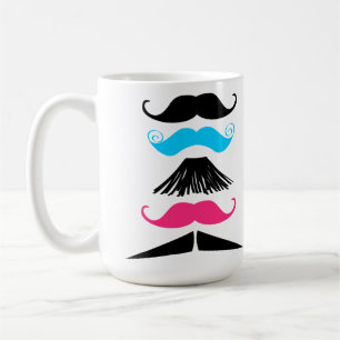 Personalisierte multi Farbschnurrbärte Stache Tasse