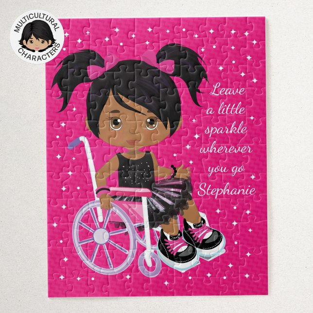 Personalisierte multikulturelle Girl-positive Bots Puzzle (Von Creator hochgeladen)