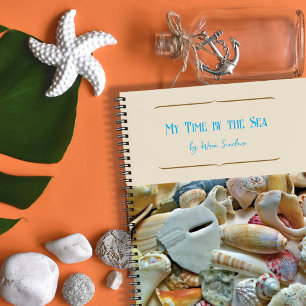 Personalisierte Muschelsammlung für Strandwanderer Notizbuch