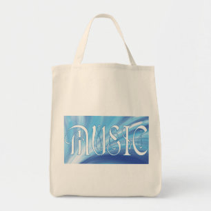 Personalisierte MUSIK mit blauer Tasche
