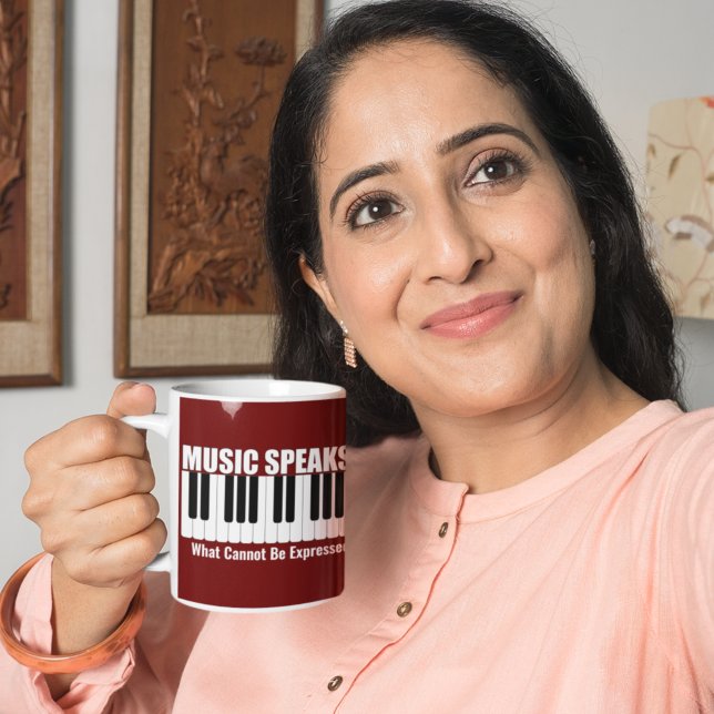 Personalisierte Musik spricht inspirierende Tasse  (Von Creator hochgeladen)