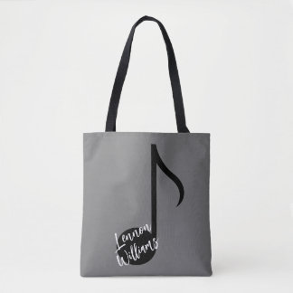 Personalisierte Musiknote Tote Tasche