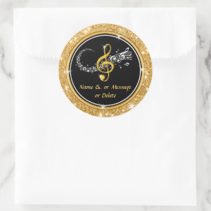 Personalisierte Musiksticker für Favoriten, Umsch Runder Aufkleber