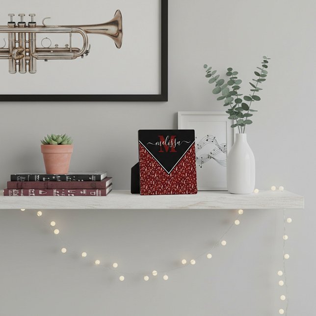 Personalisierte Musiksymbole Fotoplatte (Von Creator hochgeladen)