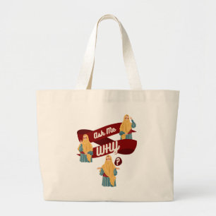 Personalisierte Muslimah "Frag mir warum" Tasche