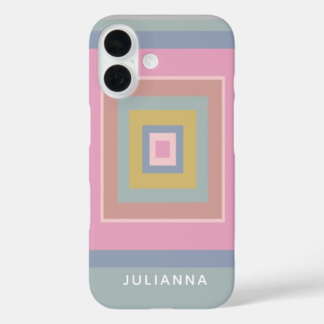 Personalisierte Muster geometrischer Formen Case-Mate iPhone Hülle (Rückseite)