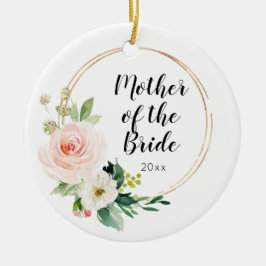 Personalisierte Mutter der Braut, die den Keepsake Keramik Ornament