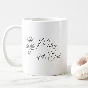 Personalisierte Mutter der Braut Kaffeetasse