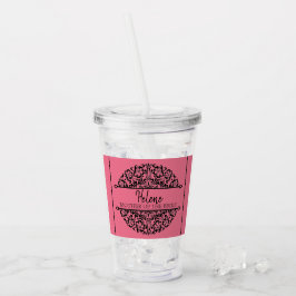 PERSONALISIERTE MUTTER DER BRIDE ACRYLIC TUMBLER ACRYLTRINKBECHER