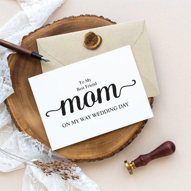 Personalisierte Mutter der Bride Card Dankeskarte (Von Creator hochgeladen)