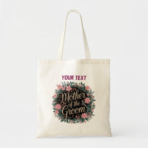 Personalisierte Mutter der Groom Floral Tote Tasch Tragetasche
