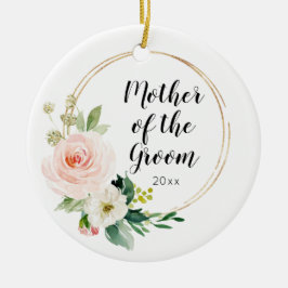 Personalisierte Mutter der Groom-Hochzeitssache Keramik Ornament