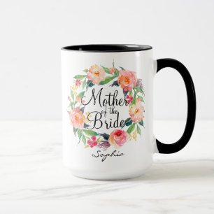 Personalisierte Mutter des Blumenkranzes2 Tasse