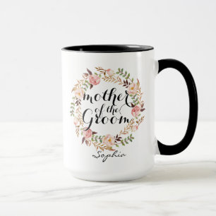 Personalisierte Mutter des Blumenkranzes Tasse