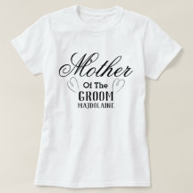 Personalisierte Mutter des Groom-T - Shirt