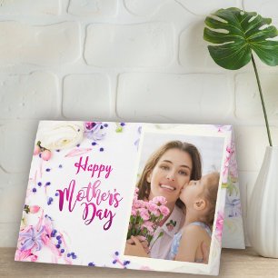 Personalisierte Muttertags-Karte mit Foto und Text Karte