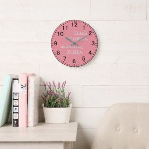 Personalisierte Muttertags-Outfits, Geschenke für Große Wanduhr