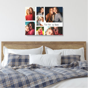 Personalisierte Muttertagsfotografie Leinwanddruck