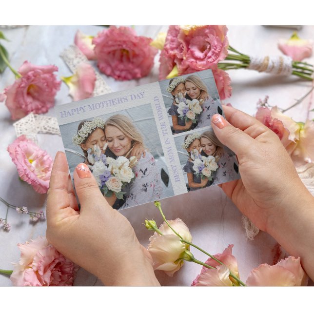 Personalisierte Muttertagsfotokarte Feiertagskarte (Von Creator hochgeladen)