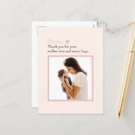 Personalisierte Muttertagskarte mit Foto Feiertagspostkarte
