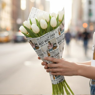 Personalisierte Muttertagszeitung Geschenkpapier