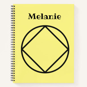 Personalisierte NA-Geschenke mit beliebigen Namen, Notizbuch