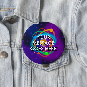 Personalisierte Nachrichten-Atomstruktur-Wissensch Button
