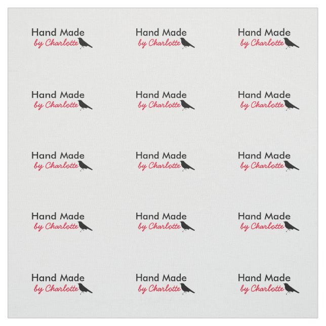Personalisierte Nähetiketten für Cut und Nähen Stoff (Muster)