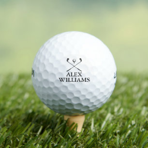 Personalisierte Name Classic Golfschläger Golfball