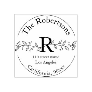 personalisierte Name und Anschrift Briefmarke Gummistempel
