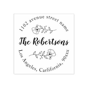 personalisierte Name und Anschrift Briefmarke Gummistempel