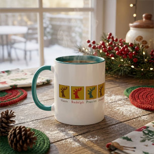 Personalisierte Namen für Weihnachtsmänner Weihnac Tasse