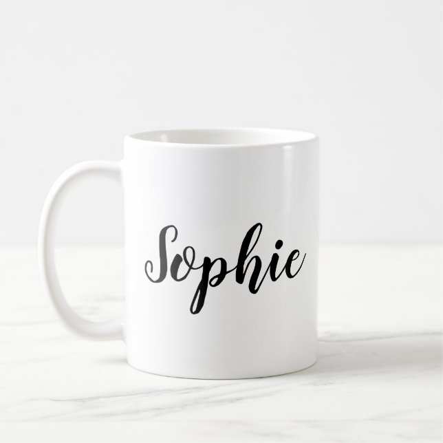Personalisierte Namen Mug benutzerdefinierte Gesch Kaffeetasse (Links)