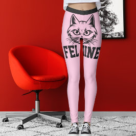 Personalisierte Namen Rosa graue Streifen Niedlich Leggings
