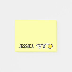 Personalisierte Namens-Softball Post-it® Notizen