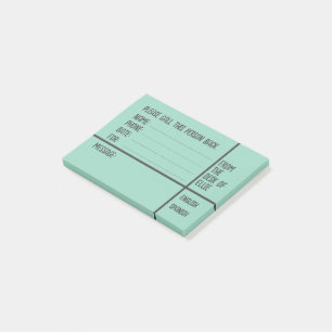 Personalisierte Namens-Telefonnachrichten Büro Post-it Klebezettel