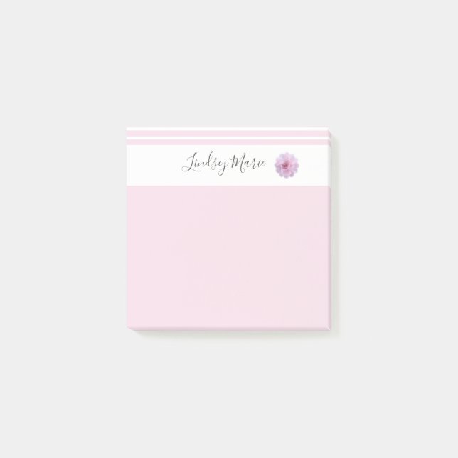 PERSONALISIERTE Namensangaben Post-it Klebezettel (Vorderseite)