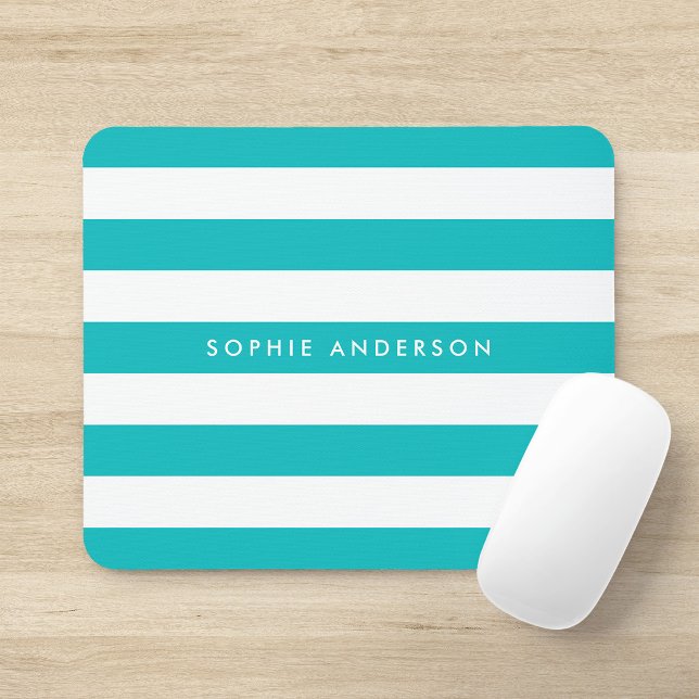 Personalisierte Namensauflösung Farbe und Weiße St Mousepad (Von Creator hochgeladen)