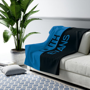 Personalisierte Namensdecke für Brautjungfer & Geb Sherpadecke