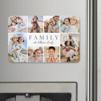 Personalisierte Namensfamilie FotoCollage