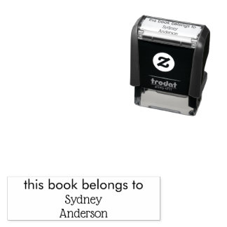 Personalisierte Namensgabe aus der Bibliothek des  Permastempel