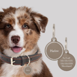 Personalisierte Namensmarken für benutzerdefiniert