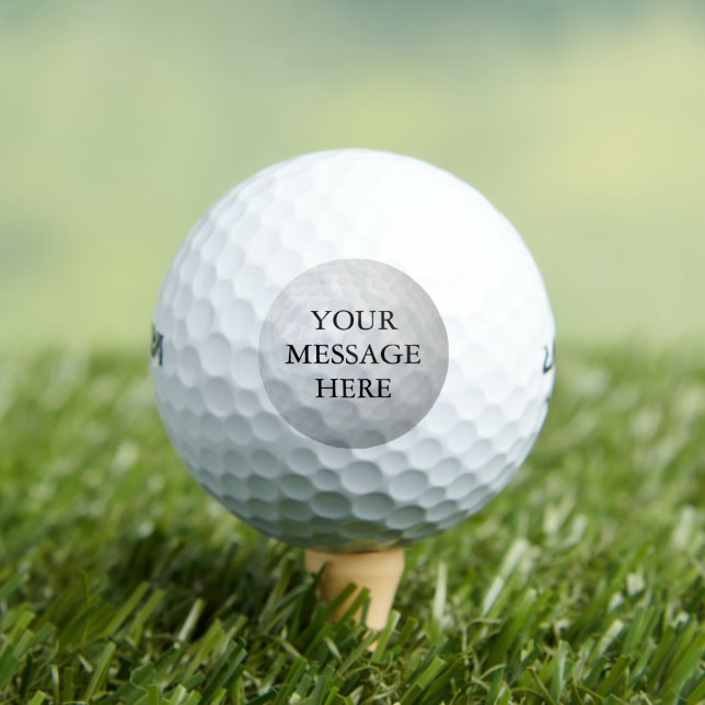 Personalisierte Namensnachricht Golfball (Insitu T-Shirt)