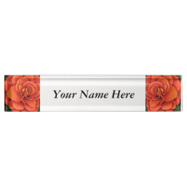 Personalisierte Namensplatte mit Uhrenoption - Beg Namensplakette