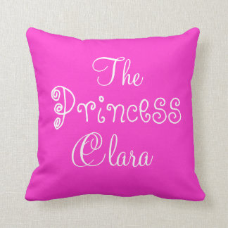 Personalisierte Namensprinzessin Clara Pillow Kissen