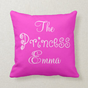 Personalisierte Namensprinzessin Emma Pillow Kissen
