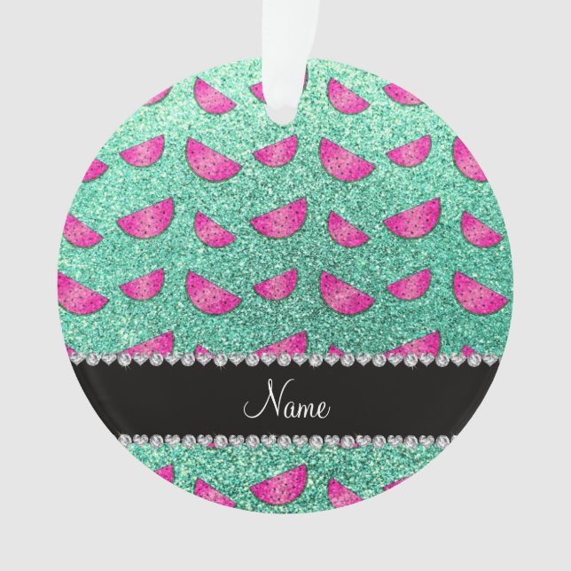 Personalisierte Namensseafoam Ornament (Vorderseite)