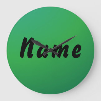 Personalisierte Namenswanduhr Große Wanduhr