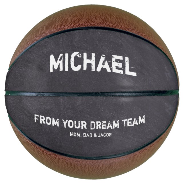 Personalisierte Namenszuordnung für das Dream Team Basketball (Vorderseite)